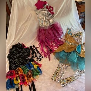 (3) Monster High Costumes - Size Large / 9-11 years old